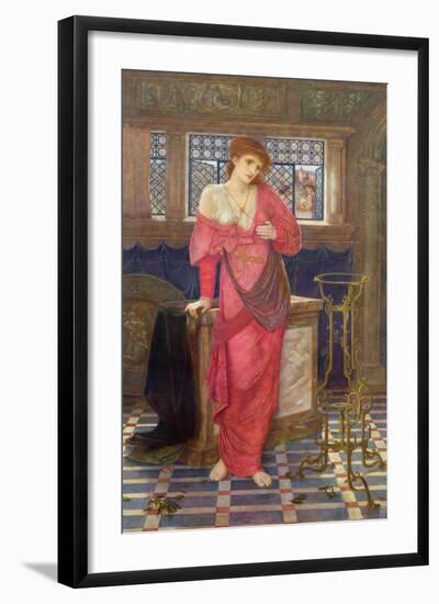 Isabella and the Pot of Basil-John Melhuish Strudwick-Framed Giclee Print