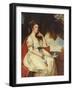 Isabella Curwen, 18th Century-George Romney-Framed Giclee Print