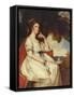 Isabella Curwen, 18th Century-George Romney-Framed Stretched Canvas