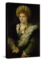Isabella D'Este (1474-1539)-Titian (Tiziano Vecelli)-Stretched Canvas