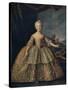 'Isabella de Bourbon, Infanta of Parma', 1747 (c1927)-Jean-Marc Nattier-Stretched Canvas