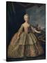 'Isabella de Bourbon, Infanta of Parma', 1747 (c1927)-Jean-Marc Nattier-Stretched Canvas