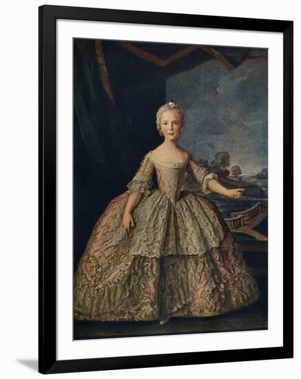 'Isabella de Bourbon, Infanta of Parma', 1747 (c1927)-Jean-Marc Nattier-Framed Giclee Print