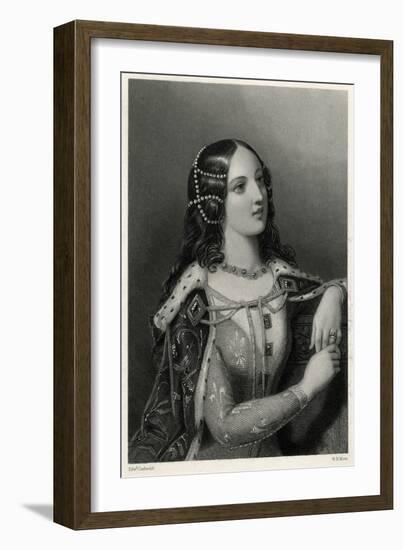 Isabella de Valois-W.h. Mote-Framed Art Print