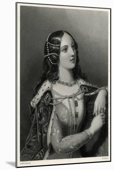 Isabella de Valois-W.h. Mote-Mounted Art Print