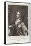 Isabella Dutchess of Grafton-Willem Wissing-Framed Stretched Canvas