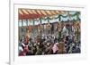 Isabella II of Spain (1830-1904) Arriving to Irun, 1879-null-Framed Giclee Print