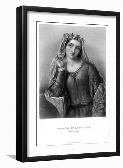 Isabella of Angouleme (1187-124), Queen Consort to King John-B Eyles-Framed Giclee Print