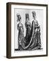 Isabella of Bavaria Wearing a Forked Headdress, 1435-null-Framed Giclee Print