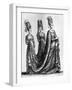 Isabella of Bavaria Wearing a Forked Headdress, 1435-null-Framed Giclee Print