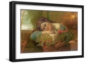 Isabella, or the Pot of Basil, 1877-Joseph Severn-Framed Giclee Print