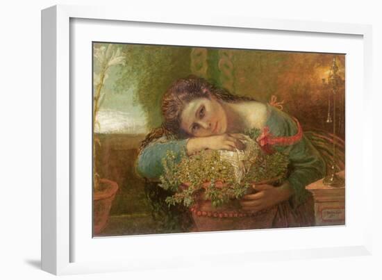 Isabella, or the Pot of Basil, 1877-Joseph Severn-Framed Giclee Print