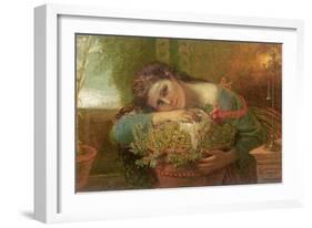 Isabella, or the Pot of Basil, 1877-Joseph Severn-Framed Giclee Print