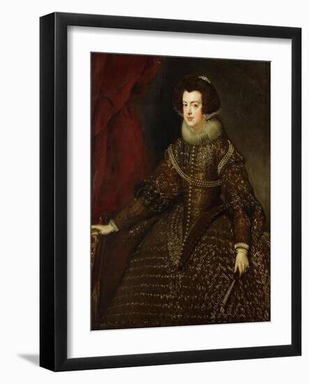 Isabella, Queen of Spain, 1602-1644-Diego Velazquez-Framed Giclee Print