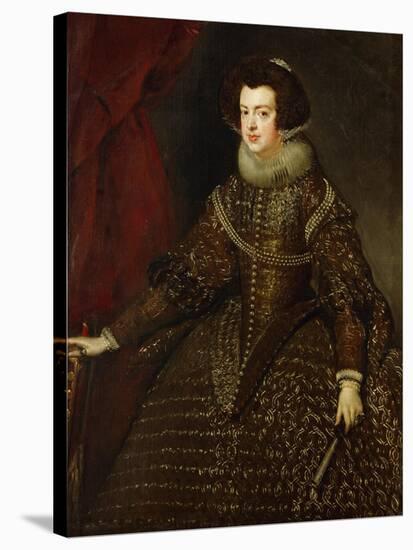 Isabella, Queen of Spain, 1602-1644-Diego Velazquez-Stretched Canvas