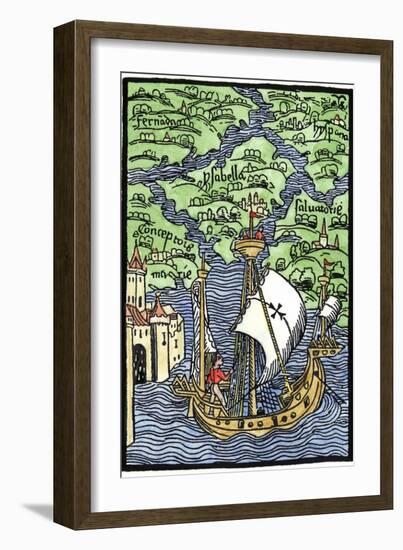 Isabella, the Settlement Founded by Columbus on Hispaniola, c.1493-null-Framed Giclee Print