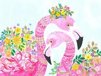 Floralie Flamingos-Isabelle Brent-Photographic Print