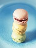 Colourful Macarons (Small French Cakes)-Isabelle Rozenbaum-Mounted Photographic Print