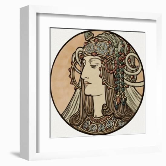 Isabelle-Alphonse Mucha-Framed Art Print