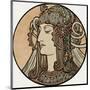 Isabelle-Alphonse Mucha-Mounted Art Print