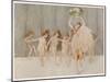 Isadora Duncan American Dancer Seen Here with Some of Her Pupils-A.f. Gorguet-Mounted Photographic Print