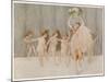 Isadora Duncan American Dancer Seen Here with Some of Her Pupils-A.f. Gorguet-Mounted Photographic Print