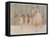 Isadora Duncan American Dancer Seen Here with Some of Her Pupils-A.f. Gorguet-Framed Stretched Canvas