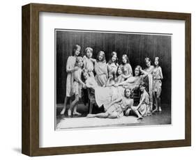 Isadora Duncan and Her Pupils from the Grunewald School, 1908-Paul Berger-Framed Giclee Print