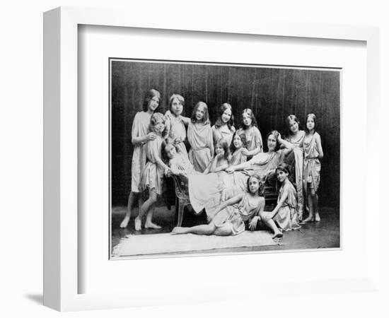 Isadora Duncan and Her Pupils from the Grunewald School, 1908-Paul Berger-Framed Giclee Print