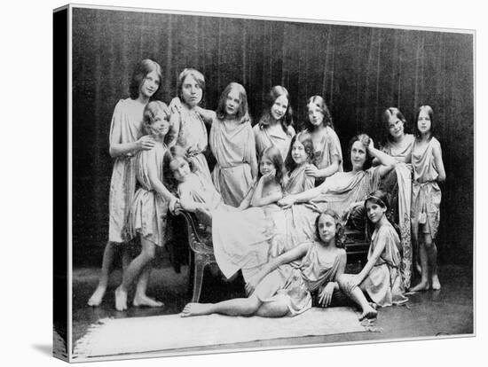 Isadora Duncan and Her Pupils from the Grunewald School, 1908-Paul Berger-Stretched Canvas