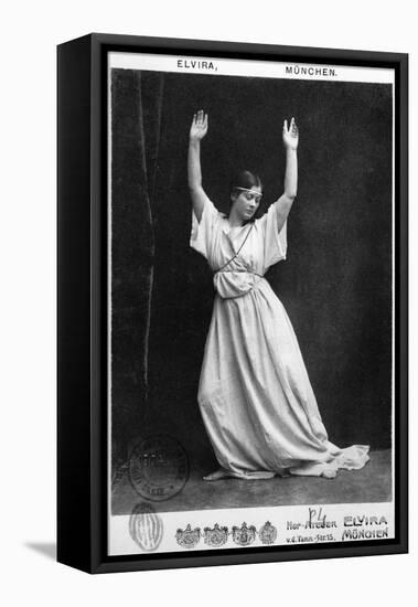 Isadora Duncan circa 1903-04-Elvira Studio-Framed Stretched Canvas