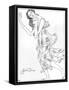 Isadora Duncan, Klods-Valdemar Andersen-Framed Stretched Canvas