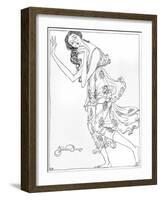 Isadora Duncan, Klods-Valdemar Andersen-Framed Art Print