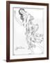 Isadora Duncan, Klods-Valdemar Andersen-Framed Art Print