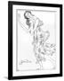 Isadora Duncan, Klods-Valdemar Andersen-Framed Art Print