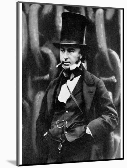 Isambard Kingdom Brunel, British Engineer, 1857-Robert Howlett-Mounted Giclee Print