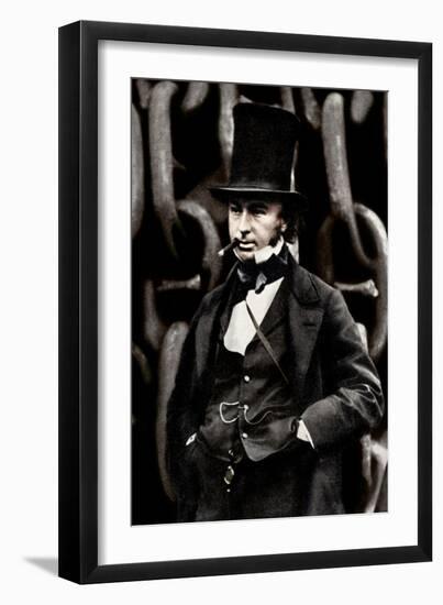 Isambard Kingdom Brunel, British Engineer, 1857-Robert Howlett-Framed Giclee Print