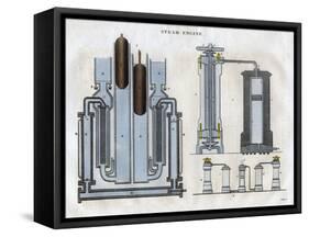 Isambard Kingdom Brunel's Steam Engine, 1827-J Pass-Framed Stretched Canvas