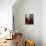 Isamu Noguchi's Red Cube-Andrea Costantini-Photographic Print displayed on a wall