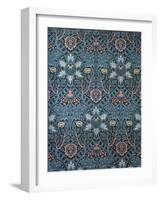 Isaphan Furnishing Fabric, Woven Wool, England, Late 19th Century-William Morris-Framed Giclee Print