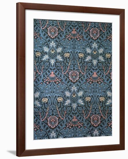 Isaphan Furnishing Fabric, Woven Wool, England, Late 19th Century-William Morris-Framed Giclee Print