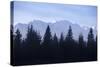 Isar Valley, Wallgau, Bavaria, Germany: A Foggy Morning-Axel Brunst-Stretched Canvas