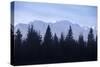 Isar Valley, Wallgau, Bavaria, Germany: A Foggy Morning-Axel Brunst-Stretched Canvas