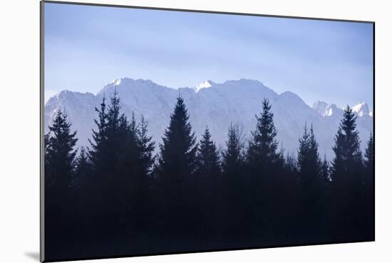 Isar Valley, Wallgau, Bavaria, Germany: A Foggy Morning-Axel Brunst-Mounted Photographic Print