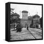 Isartor (Isar Gat), Munich, Germany, C1900s-Wurthle & Sons-Framed Stretched Canvas