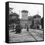 Isartor (Isar Gat), Munich, Germany, C1900s-Wurthle & Sons-Framed Stretched Canvas