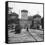 Isartor (Isar Gat), Munich, Germany, C1900s-Wurthle & Sons-Framed Stretched Canvas