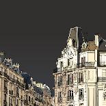 Illustration of a Boulevard in Paris at Night-isaxar-Art Print