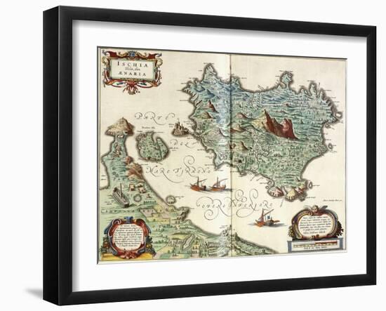 Ischia, 1642-Willem And Joan Blaeu-Framed Giclee Print