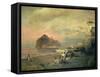 Ischia, 1884-Oswald Achenbach-Framed Stretched Canvas
